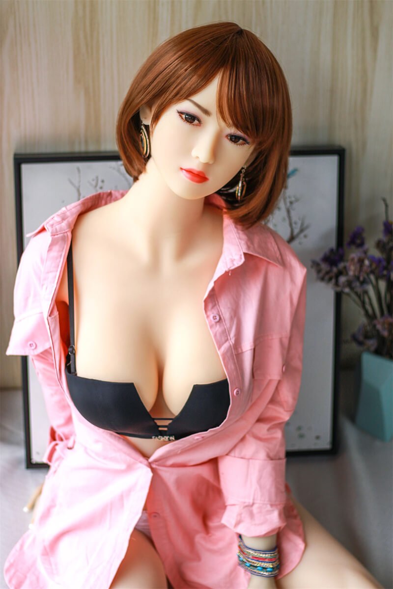 Japonské krátke vlasy D Cup Sexy Love Doll Aini 109 10