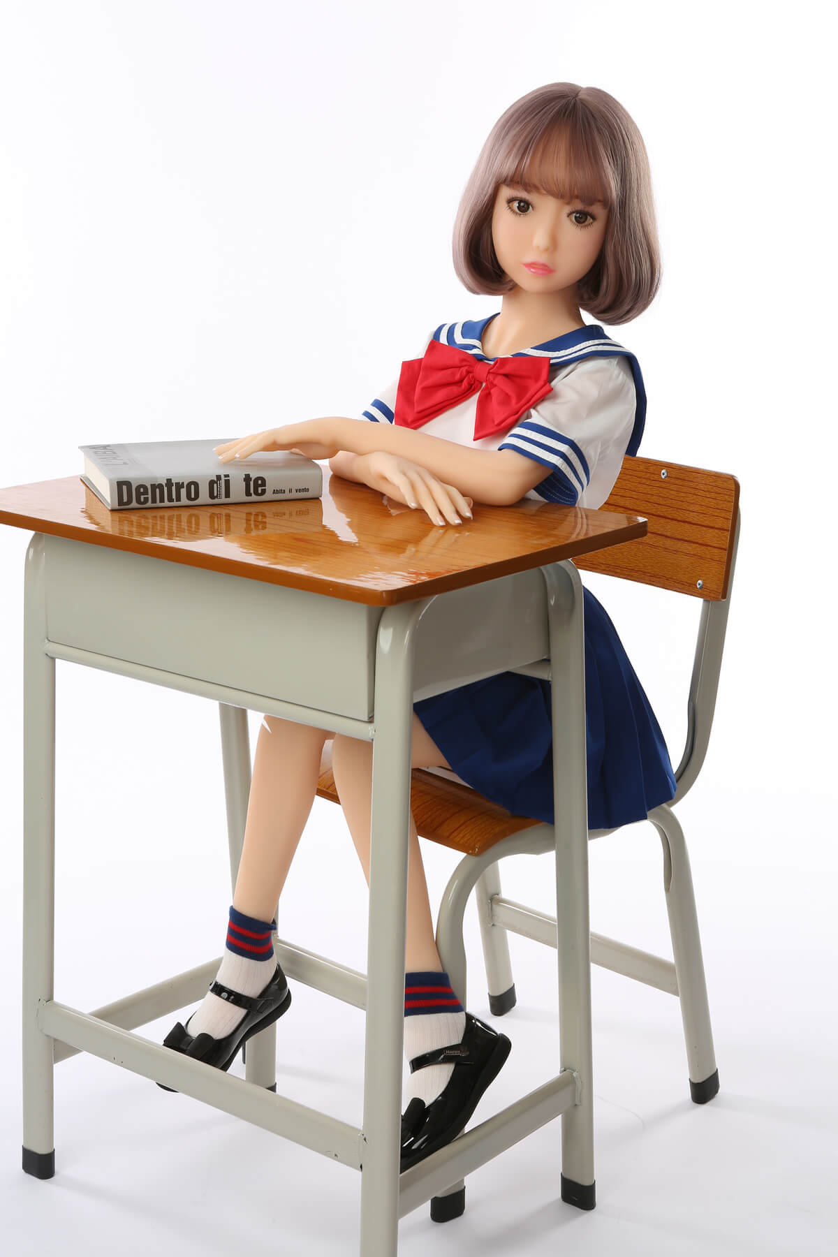 Bambola da scopata per studentessa adolescente da 125 cm, anno 3