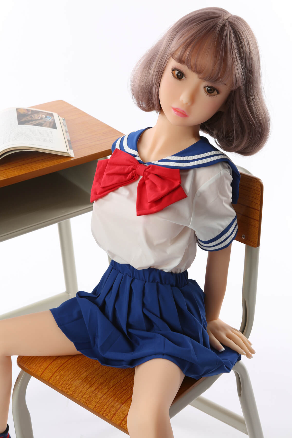 Bambola da scopata per studentessa adolescente da 125 cm, anno 6