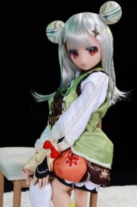 110cm Anime Mini Sex Doll In Green Clothes