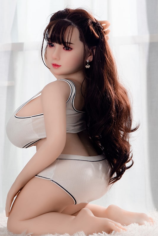 Buy 125cm F-cup Big Breasts Mini Silicone Sex Doll