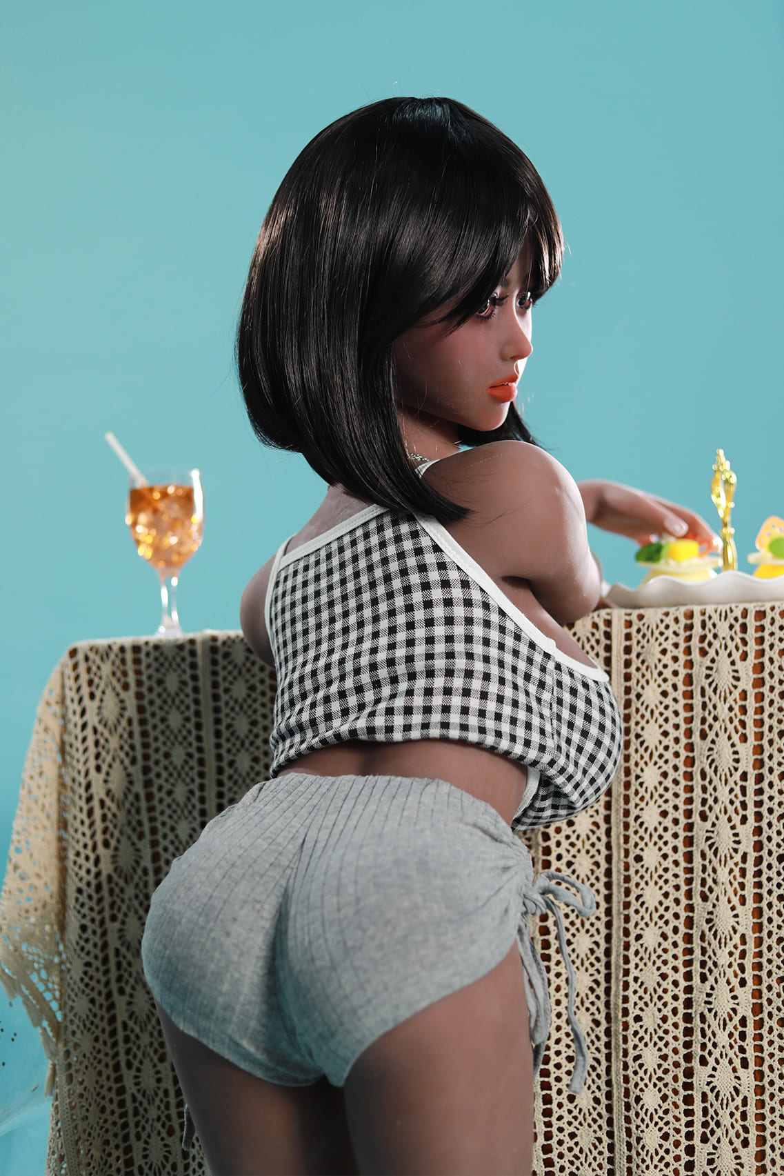 big ass black mini sex doll