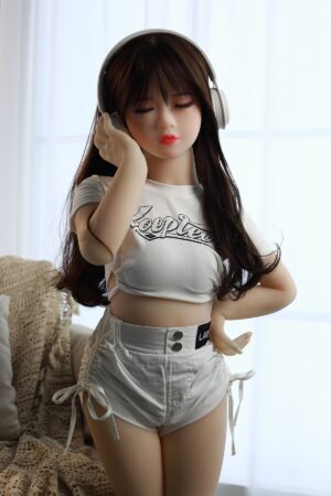 flat chest small TPE sex doll