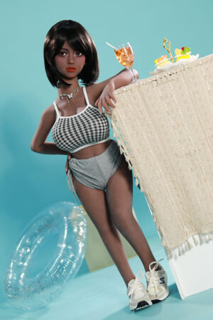 mini black sex doll