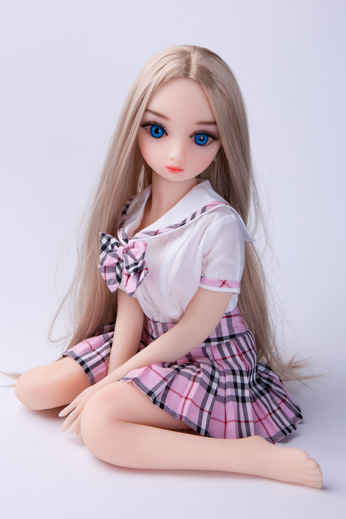 65cm Blue Big Eyed Miniature Sex Doll
