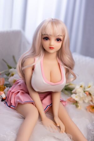 80cm large breasted anime style mini sex doll