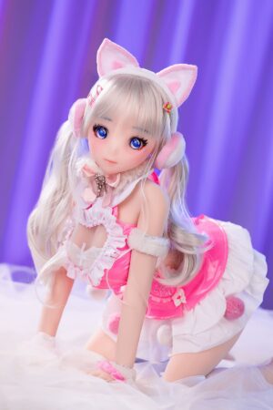 80cm catwoman sex doll with pink ears