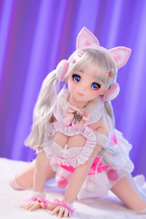 Cute blue eyes cat girl sex doll
