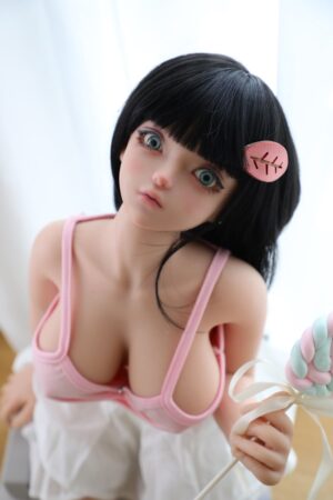 Light blue eyed Chinese mini sex doll