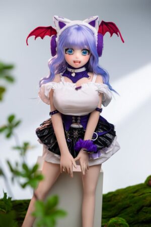 Purple haired anime character sex doll
